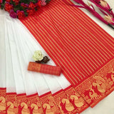 Soft Lichi Silk Jacquard Saree Collection