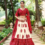 Traditional Bandhej Silk Lehenga