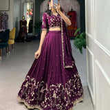 Premium Wine Lehenga Choli