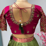 Exclusive Designer Kanjivaram Silk Lehenga