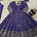 Designer Simmer Silk Top Lehenga