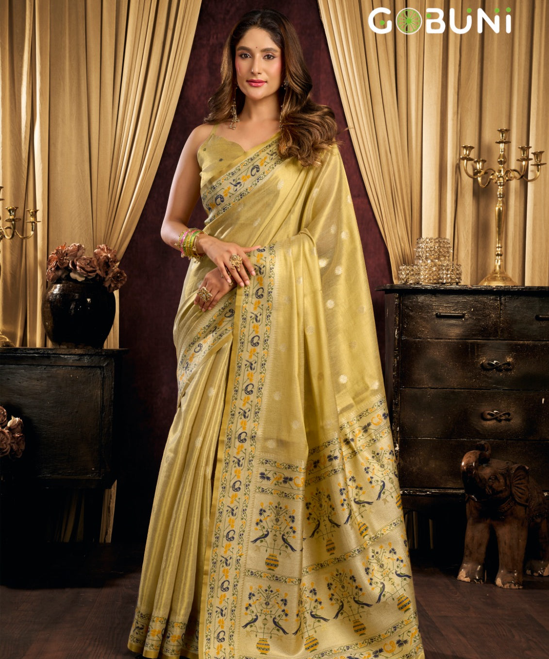 Saira Luxury Tissue Silk Saree
