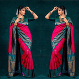 Beautifull Soft Lichi Silk Saree