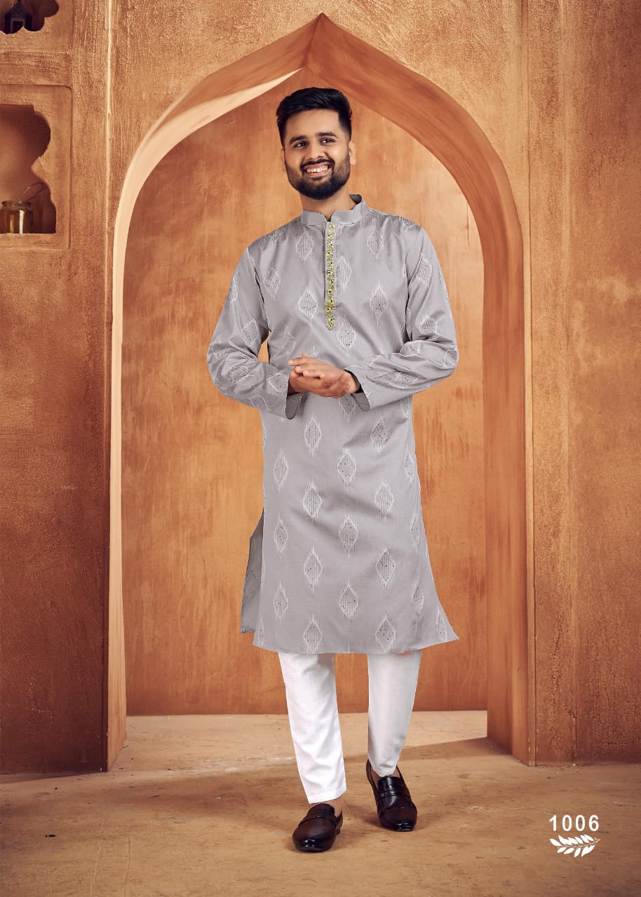 Heavy Jacquard Men's Kurta