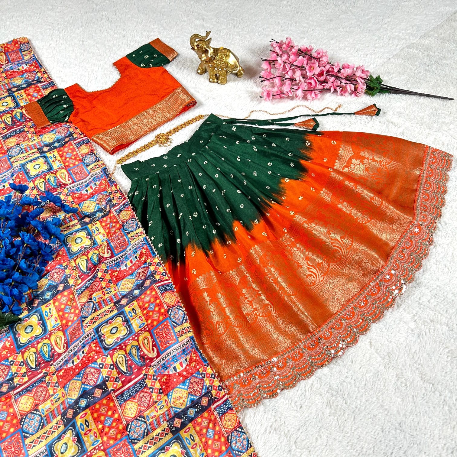 Traditional Adorable Kids Lehenga Choli