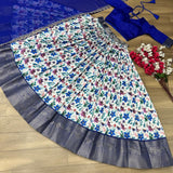 Blue Festival Lehenga Choli