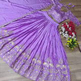 Festival Purple  Lehenga Choli