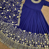 Fancy Heavy Embrodired Anarkali Gown