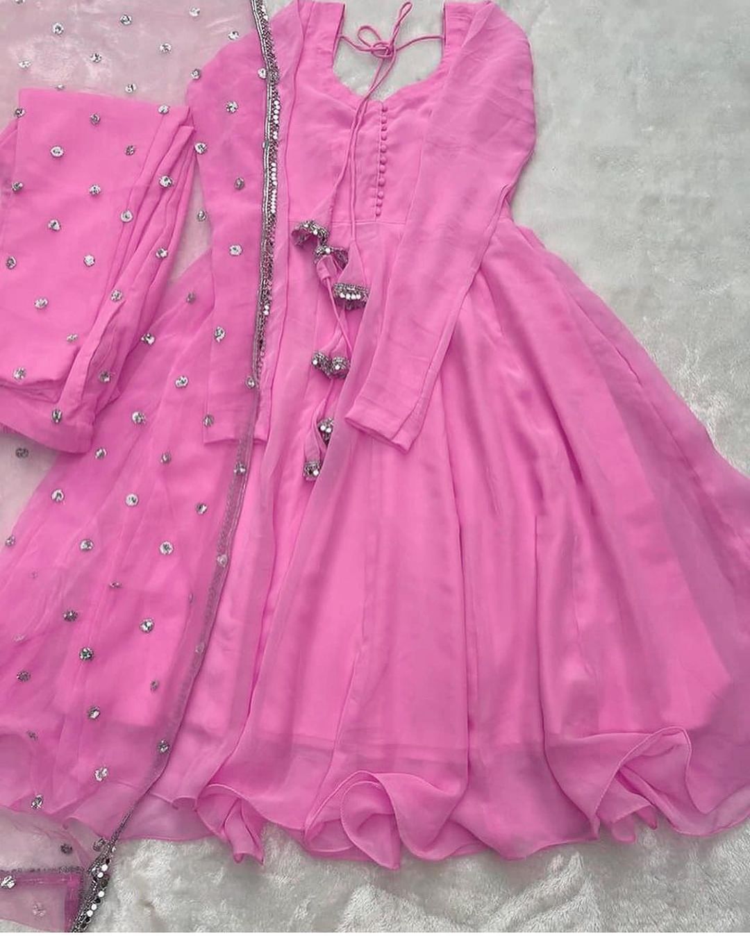 NEW ĐĚSIGNER PARTYWEAR LOOK ANARKALI GOWN