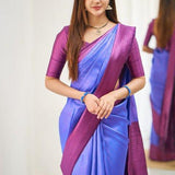 Beautiful Art Silk Jacquard Border Saree