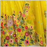 Crystal Flower Printed Lehenga Choli