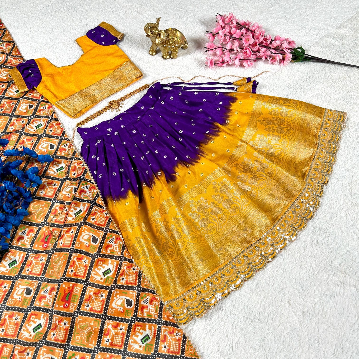 Traditional Adorable Kids Lehenga Choli