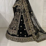 Premium Bridal Velvet Lehenga Choli