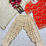 Designer Partywear Dhoti Suit