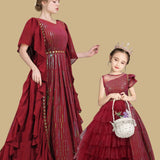 HARRY VISION MOTHER & DAUGHTER COMBO GOWN