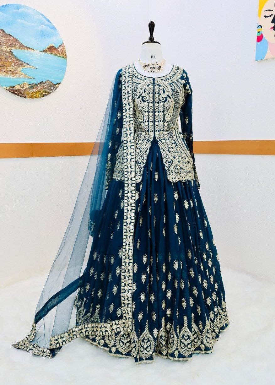 Partywear Indo Lehenga Choli