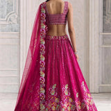 Stunning Silk Embroidered Wedding Lehenga