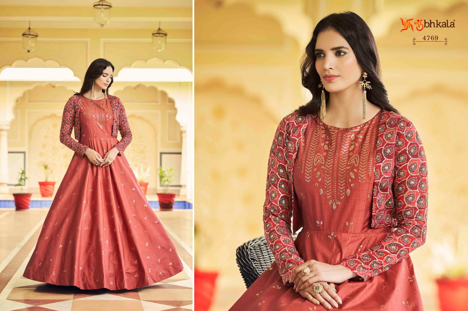 Partywear Anarkali Gown