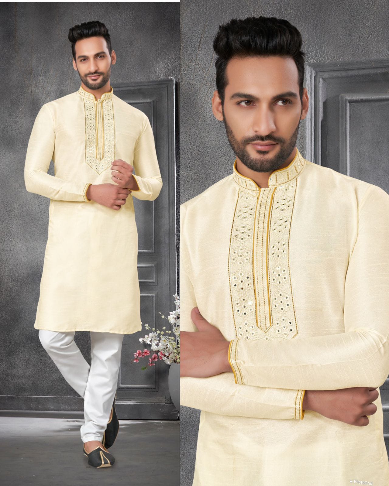 Treditional Mens Silk Kurta