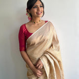 Presenting Enchanting Yet Breathable Organic Banarasi Sarees