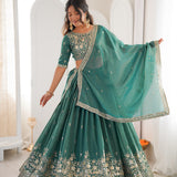 Festive Simmer Silk Lehenga Choli