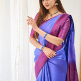 Beautiful Art Silk Jacquard Border Saree