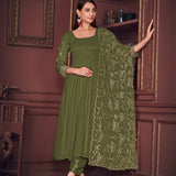 Designer Georgette Straight Suit
