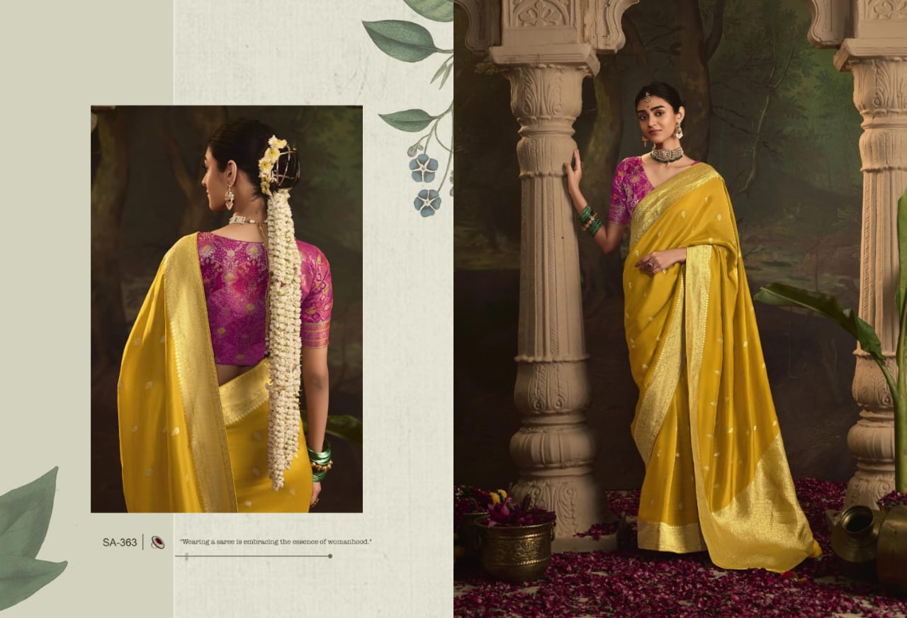 Traditional Bridal Dola Silk Saree