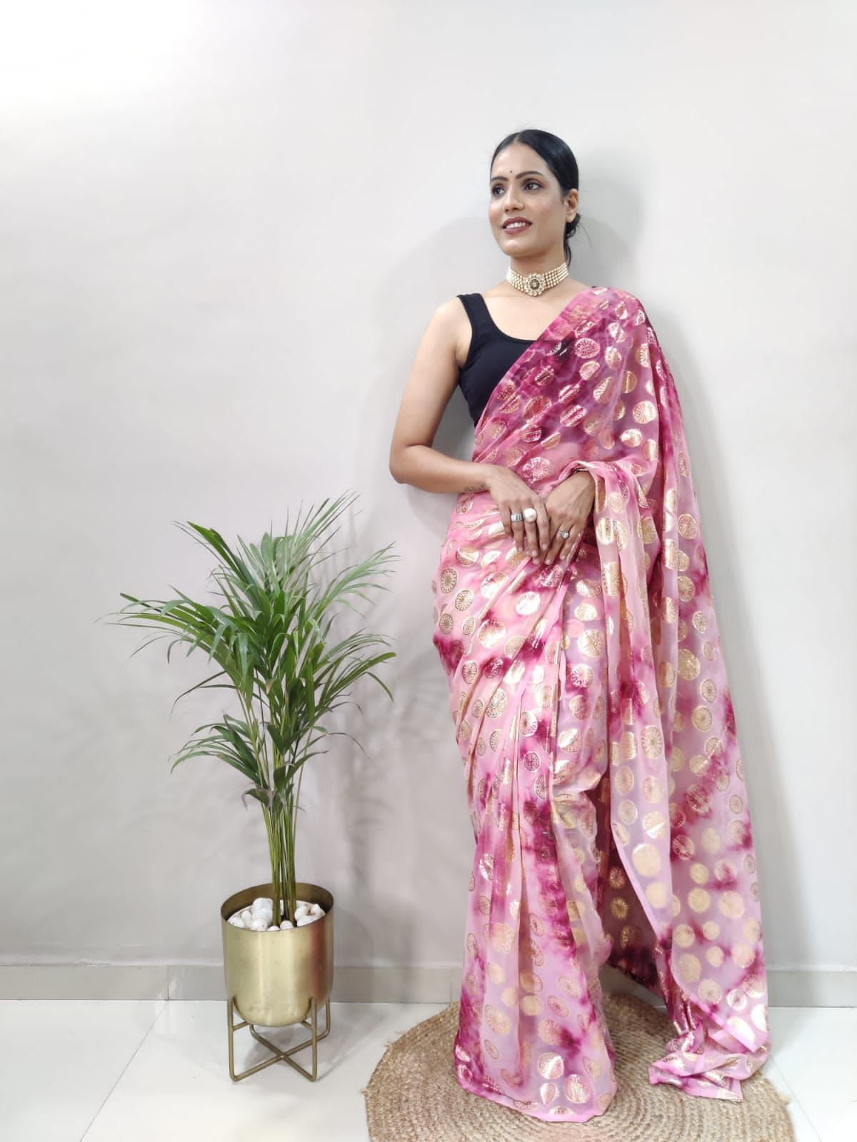 PRESENT NEW READY TO WEAR 1 MIN SAREE