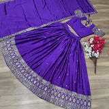 Chinon Silk Festival Lehenga