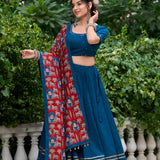 Simple Navratri Cotton Lehenga Choli