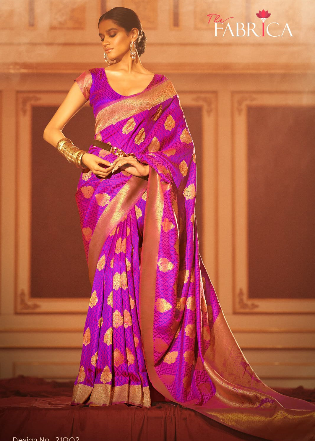 Handloom weaving silk saree