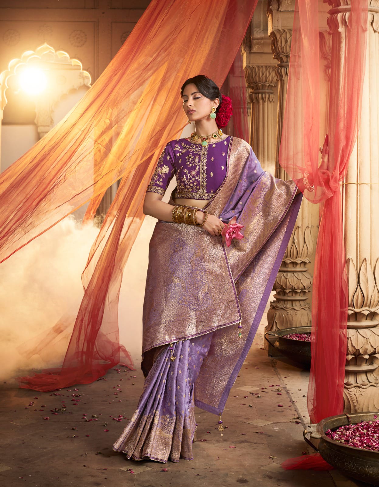 Royal Look Pure Fancy Silk Saree