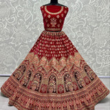 Premium Bridal Velvet Wedding Lehenga