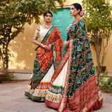 Ethnic Wardrobe Bandhej Lehenga Choli