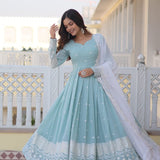 Sky Collection Of Beautifull Anarkali