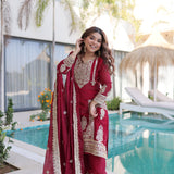 Attractive Fendy Embroidered Suit