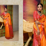 Luxurous Patola Pattern Silk Saree