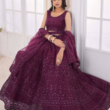 Heavy bridal wedding Lahenga