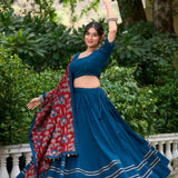 Simple Navratri Cotton Lehenga Choli