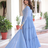 Stunning Georgette Anarkali Gown