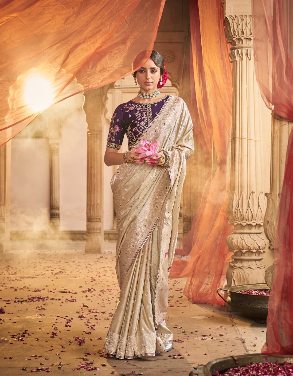 Royal Look Pure Fancy Silk Saree