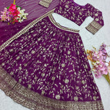 Heavy Faux Georgette Lehenga