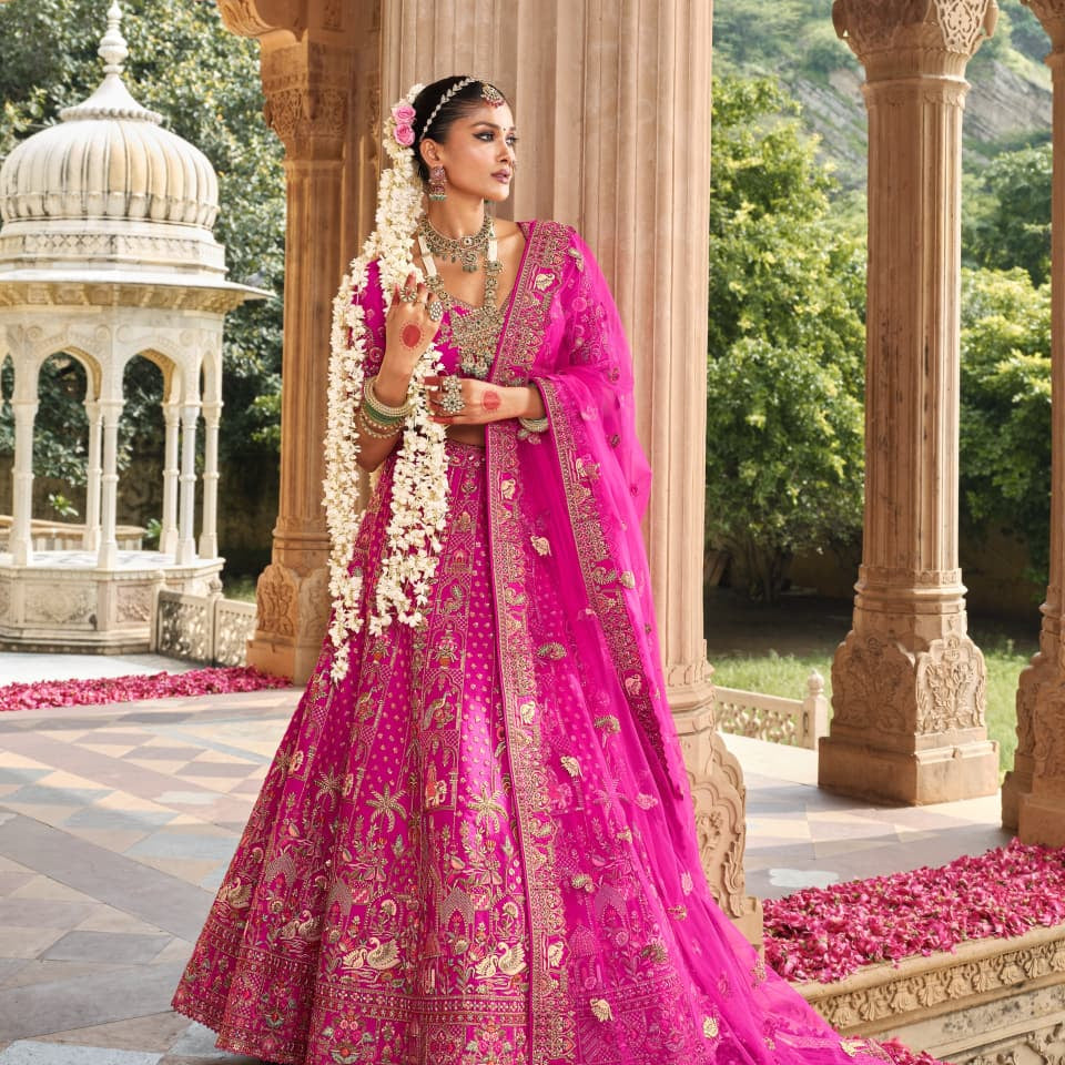 Premium Wedding Velvet Lehenga Choli
