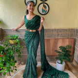 Presenting You Most Beautiful Seqwance Saree