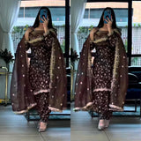 Designer Partylook Embroidered Suit