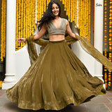 New   Design of Velvet Lahenga Choli