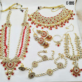 Bridal necklace accessories combo set