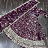 Pure Viscos Jacquard Lehenga