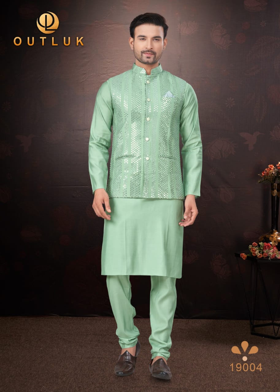 Wedding Modi Jacket Kurta Pajama